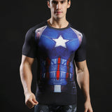 Ironman Tops 3D Men Tees Compression Tshirts Fitness T-shirts 2017 Bodybuilding Camiseta Male Streetwear Summer Top ZOOTOP BEAR