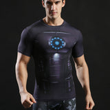 Ironman Tops 3D Men Tees Compression Tshirts Fitness T-shirts 2017 Bodybuilding Camiseta Male Streetwear Summer Top ZOOTOP BEAR