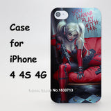 Batman Harley Quinn blood blonde sexy Design hard transparent clear Skin Cover Case for Apple iPhone 7 6 6s Plus SE 5 5s 4 4s 5c