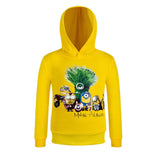 iMucci Baby Boy Yellow Minions Long Sleeve Cartoon Hoody SpongeBob Sweatershirt Kids Hoodies With Caps Children Boy Clothing
