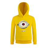 iMucci Baby Boy Yellow Minions Long Sleeve Cartoon Hoody SpongeBob Sweatershirt Kids Hoodies With Caps Children Boy Clothing