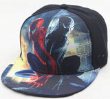 Kids Baseball Cap Fashion Iron Man Captain Superman Batman Spider-Man One Piece Snapback Caps Children Boys Hip Hop Hat 2203