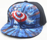 Kids Baseball Cap Fashion Iron Man Captain Superman Batman Spider-Man One Piece Snapback Caps Children Boys Hip Hop Hat 2203