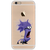 soft tpu Silicone Cute Coque Despicable Me Yellow Minion Cover Sofe Minion Case For iphone 7 7Plus 6 6s 6Plus 5 5S SE 4 4S