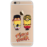soft tpu Silicone Cute Coque Despicable Me Yellow Minion Cover Sofe Minion Case For iphone 7 7Plus 6 6s 6Plus 5 5S SE 4 4S