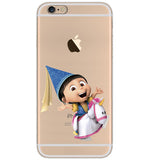 soft tpu Silicone Cute Coque Despicable Me Yellow Minion Cover Sofe Minion Case For iphone 7 7Plus 6 6s 6Plus 5 5S SE 4 4S