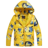 2017 minion Jackets Children Clothing Winter New outerwear kids clothes 3-10 yrs boys hoodies fashion coat boys jackets