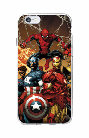 Superman Batman Iron Man Deadpool Spider Man Joker Avenger Soft Phone Case Fundas For iPhone 7 7Plus 6 6S 6Plus 5 5S SAMSUNG