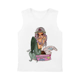 F1200 New Fashion 3D Loose Batman Print Women T-Shirts Tops Sleeveless Casual Tops
