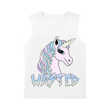F1200 New Fashion 3D Loose Batman Print Women T-Shirts Tops Sleeveless Casual Tops