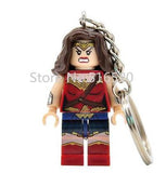 Starwars Marvel Avengers Captain America Ironman Spiderman Deadpool Darth Vader Superman Batman With Legoes Keychain Mini figure