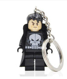 Starwars Marvel Avengers Captain America Ironman Spiderman Deadpool Darth Vader Superman Batman With Legoes Keychain Mini figure