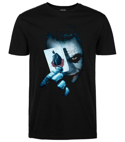 2017 Summer Fashion men's t shirt Joker Heath Ledger Vintage Batman 2 T-shirts camisetas hombre Casual hip hop fitness tops tee