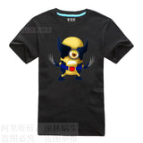 Minions Cosplay Wolverines T Shirt Super Hero Men Boy The Cartoon Comic Movie T-Shirt Geek Tshirt Tee