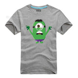 Minions Super Hero T-Shirt Cartoon Comic Superman Batman Captain America Spiderman Hulk Thor Movie T Shirts Tshirt Geek Tee