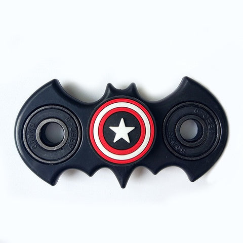 New Fidget Spinner Batman Shape Fidget Toy EDC Captain Hand Finger Spinner Relieve Stress Austism ADHD America Handspinner Toys