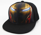 Kids Baseball Cap Fashion Iron Man Captain Superman Batman Spider-Man One Piece Snapback Caps Children Boys Hip Hop Hat 2203