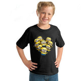 Amapo  boys summer new style  T-shirt cute pattern print boys girls t shirts  Cotton 8 color for 3-14 T kids