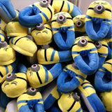 LCX 3D minions slippers woman Winter Warm slippers Despicable Minion Stewart Figure Shoes Plush Toy Home Slipper One Size Doll