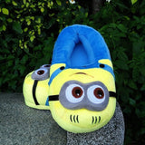 LCX 3D minions slippers woman Winter Warm slippers Despicable Minion Stewart Figure Shoes Plush Toy Home Slipper One Size Doll