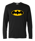 2017 new Cartoon Batman print T Shirt Men long sleeve Cotton fitness tshirt male hip-hop funny brand clothing harajuku punk tops