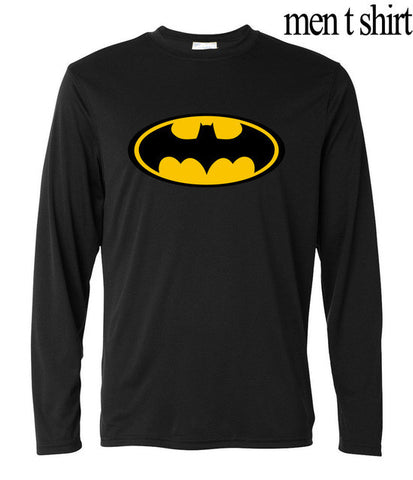 2017 new Cartoon Batman print T Shirt Men long sleeve Cotton fitness tshirt male hip-hop funny brand clothing harajuku punk tops