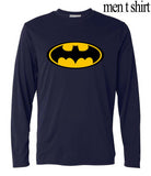 2017 new Cartoon Batman print T Shirt Men long sleeve Cotton fitness tshirt male hip-hop funny brand clothing harajuku punk tops