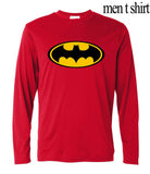 2017 new Cartoon Batman print T Shirt Men long sleeve Cotton fitness tshirt male hip-hop funny brand clothing harajuku punk tops