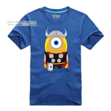 Minions Thor Super Hero T-Shirt Men Comic Movie T Shirts Tshirt Geek