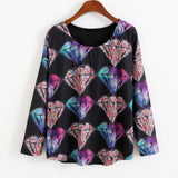 WAIBO BEAR New Fashion Loose Shirt Women Spring Lovely Minions Printed Shirt Women Long Sleeve Despicable Me Shirt Female