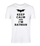 Keep Calm I Am Batman 2017 Summer pp Fashion letter cotton T-Shirts crossfit Men's O-Neck hip-hop Tee shirt brand Tops homme