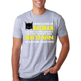 Fashion Slogan Short Sleeve T-Shirts I'm Not Saying I'm Batman Printed Streetwear T Shirts 2017 Summer Men's Hip-Hop O-Neck Tops