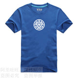 Iron Man Costume T Shirt Men Cosplay T-Shirts Cartoon The Avengers Movie Ironman Tshirt Super Hero Tee