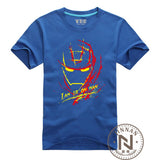 Iron Man T Shirt Men T-Shirt Cartoon Ironman The Avengers Super Hero Comic Movie Tshirt Geek Tee