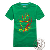 Iron Man T Shirt Men T-Shirt Cartoon Ironman The Avengers Super Hero Comic Movie Tshirt Geek Tee