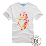 Iron Man T Shirt Men T-Shirt Cartoon Ironman The Avengers Super Hero Comic Movie Tshirt Geek Tee