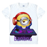 New Funny Despicable Me Man T Shirt minions printed cartton t-shirt christmas gift T shirt Xmas tshirt Camisetas family top tee