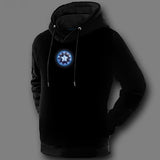 Winter Super Warm American Film Ironman Clothes 3D Print Pullover Coat Jacket Iron Man Hooded Sweatshirt Fleece Lined Design