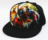 Kids Baseball Cap Fashion Iron Man Captain Superman Batman Spider-Man One Piece Snapback Caps Children Boys Hip Hop Hat 2203