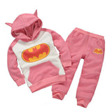 Autumn Sport Suit 2017 Tracksuit For Girls Clothes Sets Batman Costume For Kids Boys Clothes Sets Cartoon Children Clothing Suit