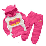 Autumn Sport Suit 2017 Tracksuit For Girls Clothes Sets Batman Costume For Kids Boys Clothes Sets Cartoon Children Clothing Suit