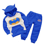Autumn Sport Suit 2017 Tracksuit For Girls Clothes Sets Batman Costume For Kids Boys Clothes Sets Cartoon Children Clothing Suit