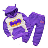 Autumn Sport Suit 2017 Tracksuit For Girls Clothes Sets Batman Costume For Kids Boys Clothes Sets Cartoon Children Clothing Suit