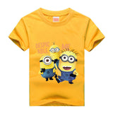 Amapo new T-shirt for boy summer Kids  clothes bob Stuart print Tshirts  Cotton Boys Clothes size 3-14 years children