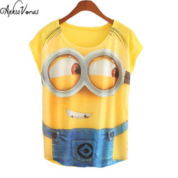 Summer Style 2016 T Shirts Women T-Shirt Fashion 2016 Emoji Tshirt Tee Camiseta Minions Camisetas Hombre Resident Evil Poleras
