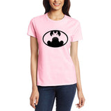 cute kawaii Totoro printing t shirts VS batman funny o-neck t-shirt harajuku Cartoon Top clothing Women 2017 summer short sleeve