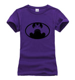 cute kawaii Totoro printing t shirts VS batman funny o-neck t-shirt harajuku Cartoon Top clothing Women 2017 summer short sleeve