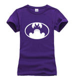 cute kawaii Totoro printing t shirts VS batman funny o-neck t-shirt harajuku Cartoon Top clothing Women 2017 summer short sleeve