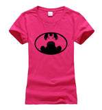 cute kawaii Totoro printing t shirts VS batman funny o-neck t-shirt harajuku Cartoon Top clothing Women 2017 summer short sleeve