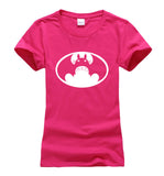 cute kawaii Totoro printing t shirts VS batman funny o-neck t-shirt harajuku Cartoon Top clothing Women 2017 summer short sleeve